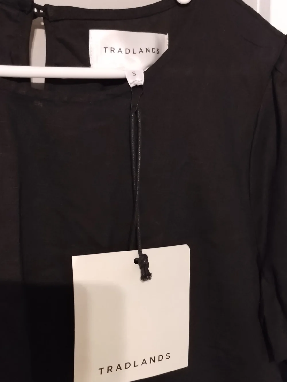 Tradlands NWT Linen Chalet Dress Black S - Picture 6 of 6